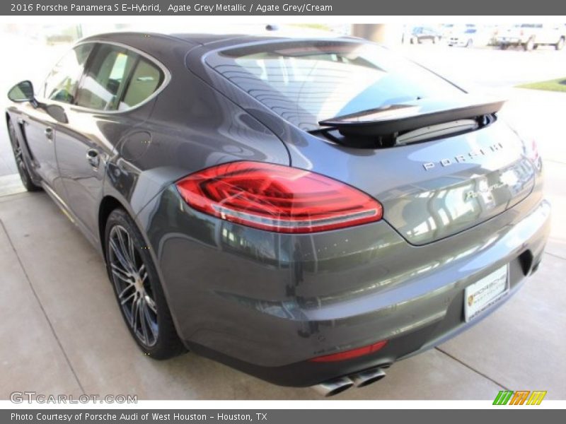 Agate Grey Metallic / Agate Grey/Cream 2016 Porsche Panamera S E-Hybrid