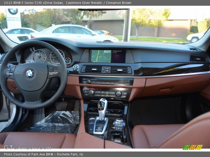Cashmere Silver Metallic / Cinnamon Brown 2013 BMW 5 Series 528i xDrive Sedan