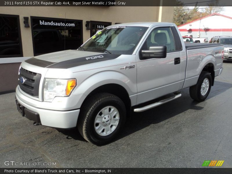 Ingot Silver Metallic / Steel Gray 2011 Ford F150 STX Regular Cab 4x4