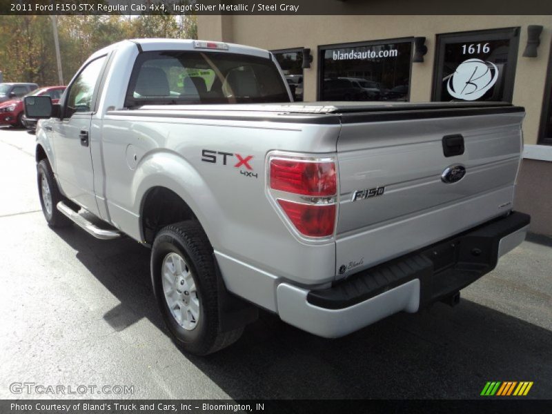 Ingot Silver Metallic / Steel Gray 2011 Ford F150 STX Regular Cab 4x4