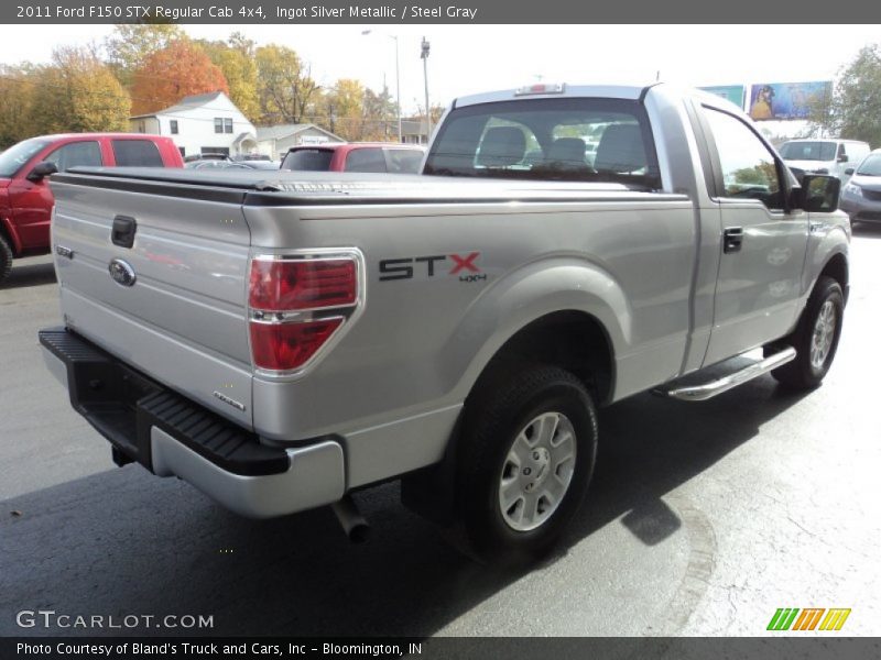 Ingot Silver Metallic / Steel Gray 2011 Ford F150 STX Regular Cab 4x4