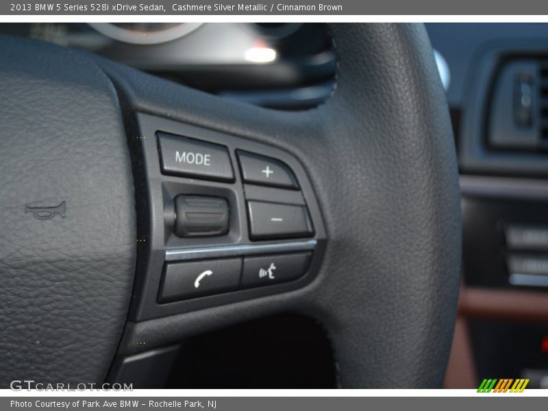 Cashmere Silver Metallic / Cinnamon Brown 2013 BMW 5 Series 528i xDrive Sedan