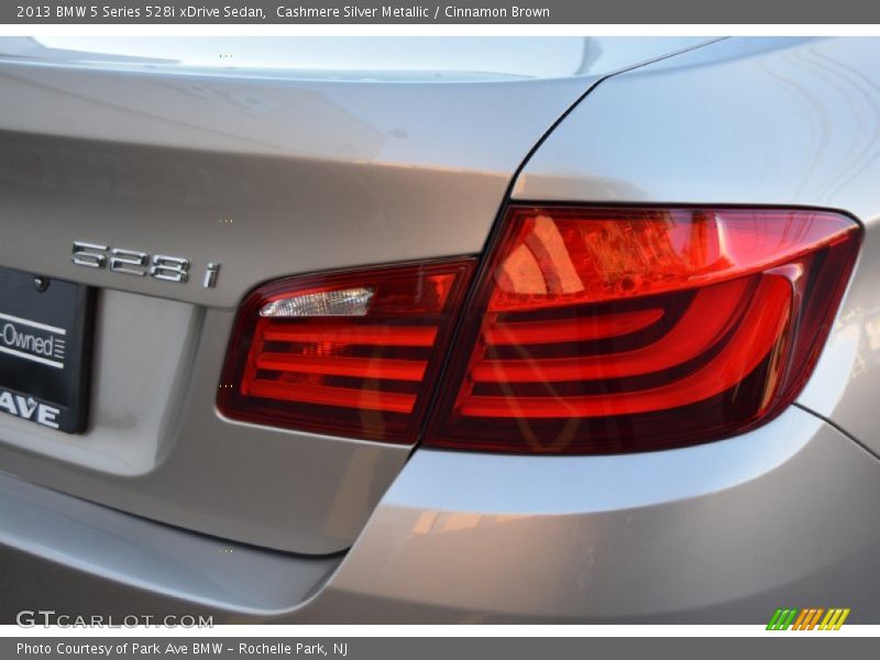 Cashmere Silver Metallic / Cinnamon Brown 2013 BMW 5 Series 528i xDrive Sedan