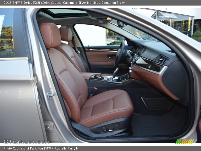 Cashmere Silver Metallic / Cinnamon Brown 2013 BMW 5 Series 528i xDrive Sedan
