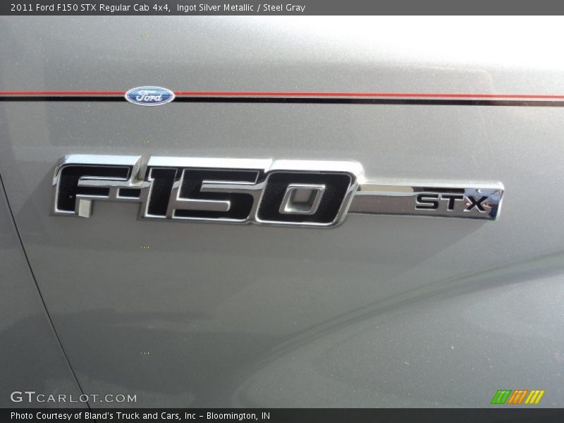 Ingot Silver Metallic / Steel Gray 2011 Ford F150 STX Regular Cab 4x4