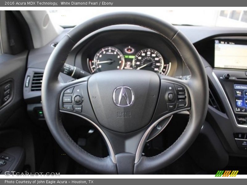 White Diamond Pearl / Ebony 2016 Acura MDX Technology