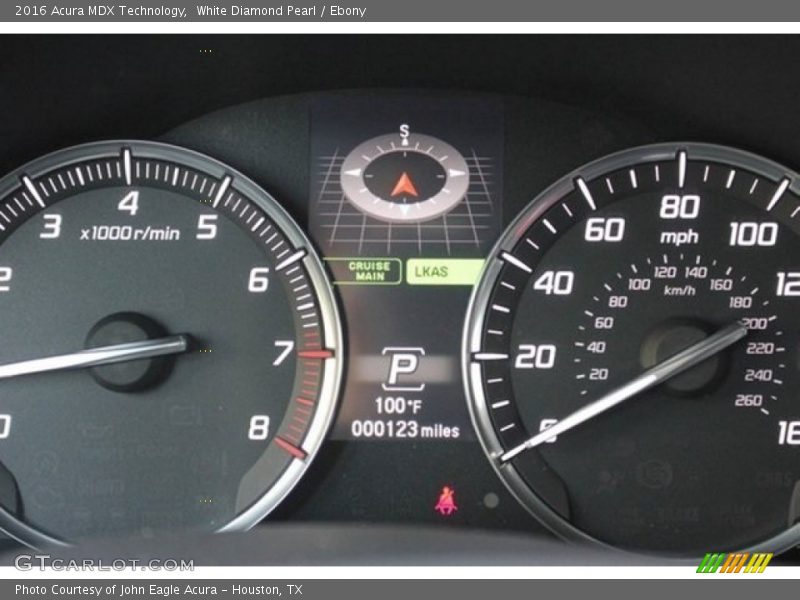 White Diamond Pearl / Ebony 2016 Acura MDX Technology
