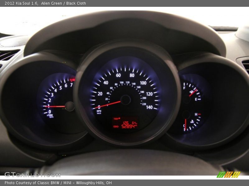 Alien Green / Black Cloth 2012 Kia Soul 1.6
