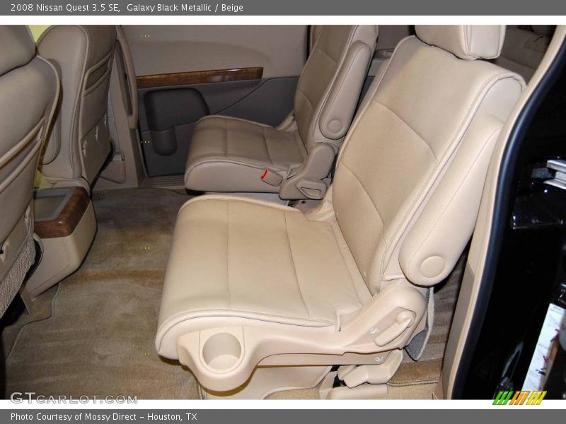 Galaxy Black Metallic / Beige 2008 Nissan Quest 3.5 SE