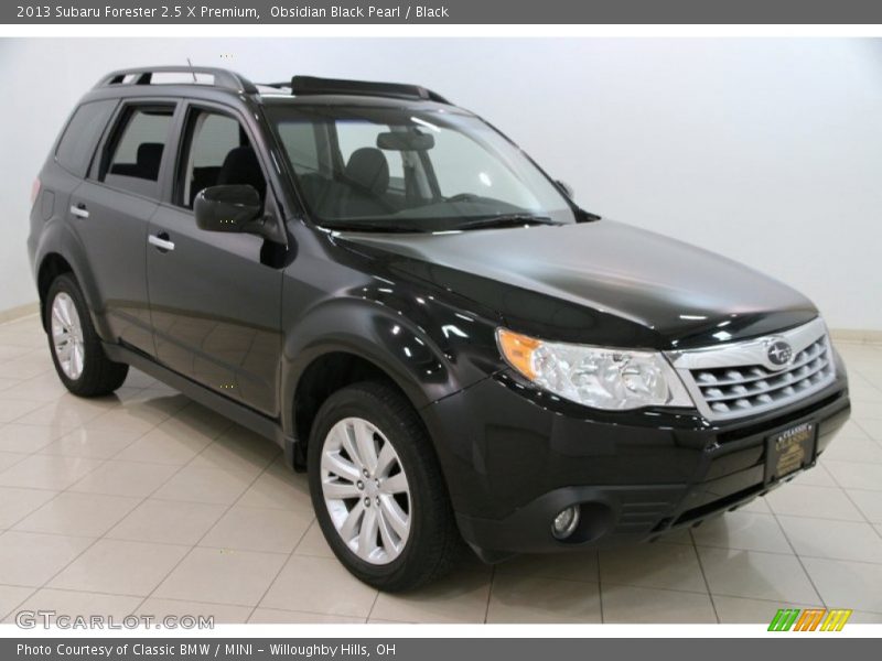 Obsidian Black Pearl / Black 2013 Subaru Forester 2.5 X Premium