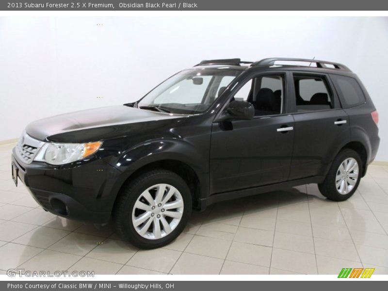 Obsidian Black Pearl / Black 2013 Subaru Forester 2.5 X Premium