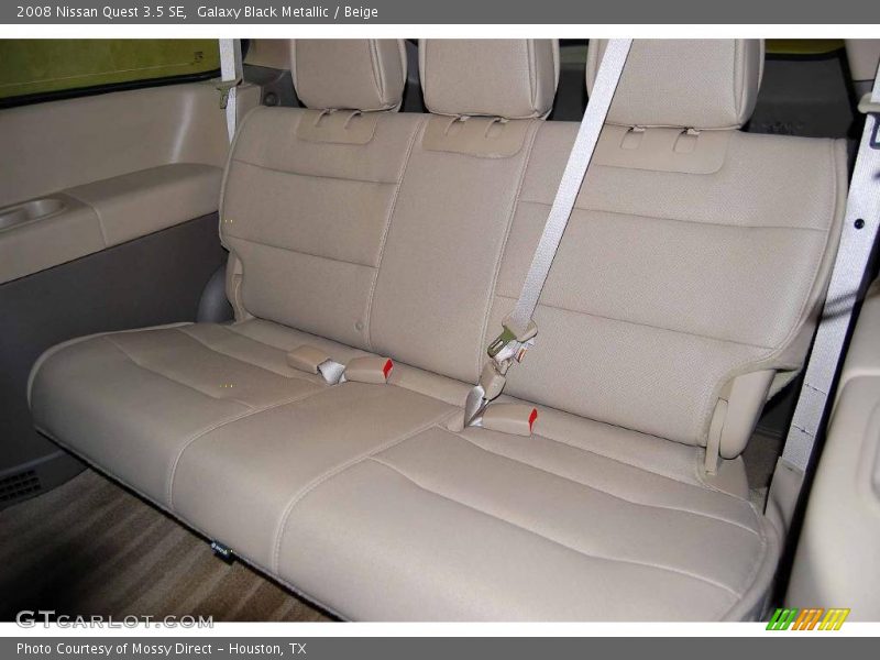 Galaxy Black Metallic / Beige 2008 Nissan Quest 3.5 SE