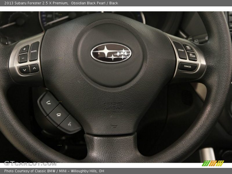 Obsidian Black Pearl / Black 2013 Subaru Forester 2.5 X Premium