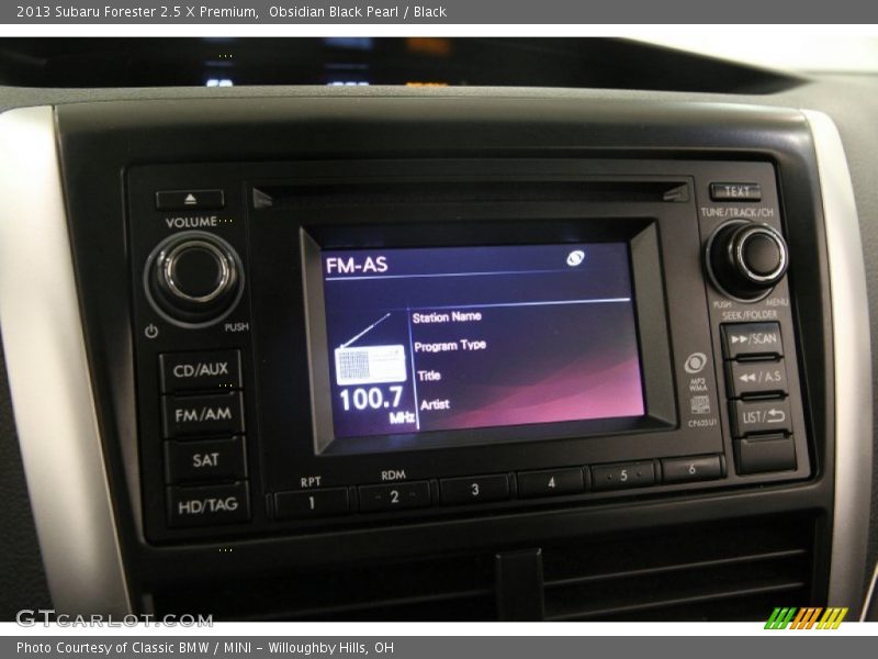 Obsidian Black Pearl / Black 2013 Subaru Forester 2.5 X Premium