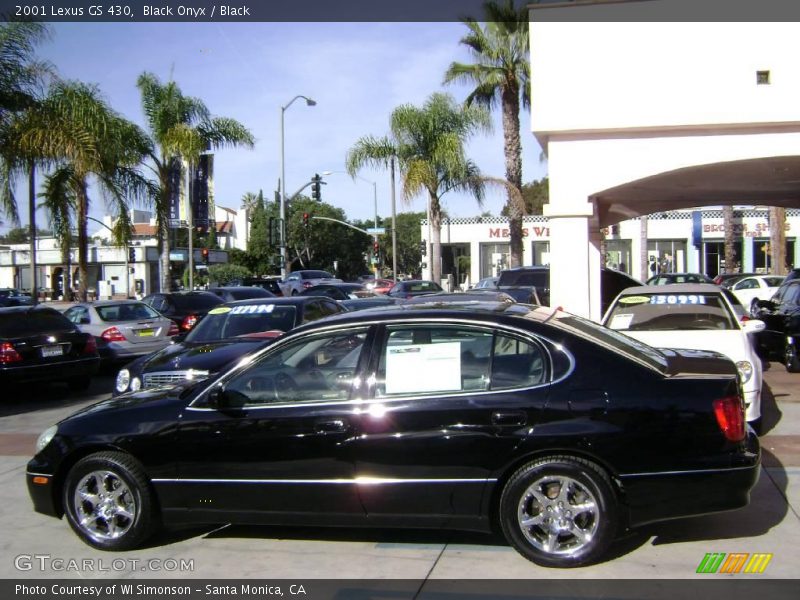 Black Onyx / Black 2001 Lexus GS 430
