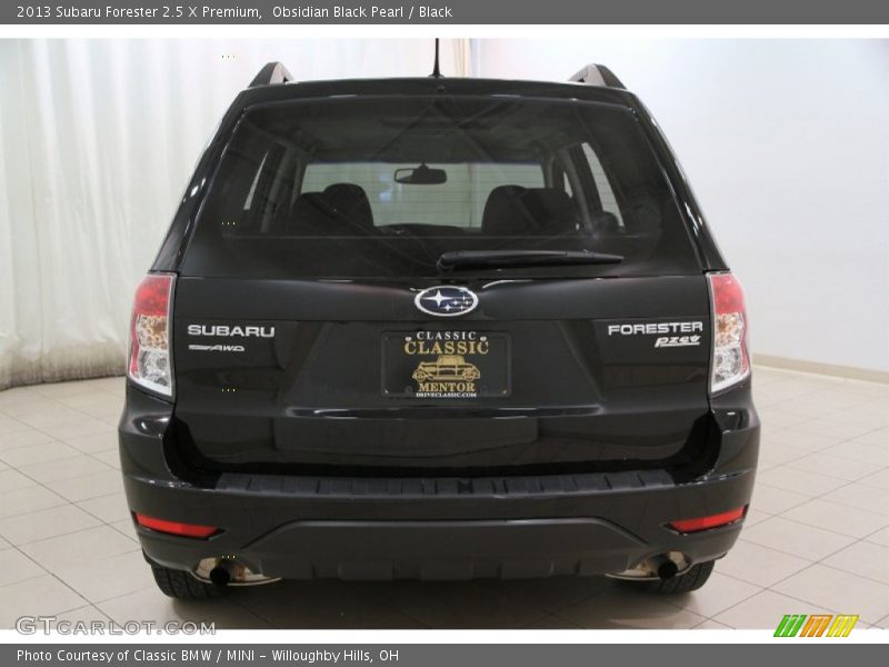 Obsidian Black Pearl / Black 2013 Subaru Forester 2.5 X Premium