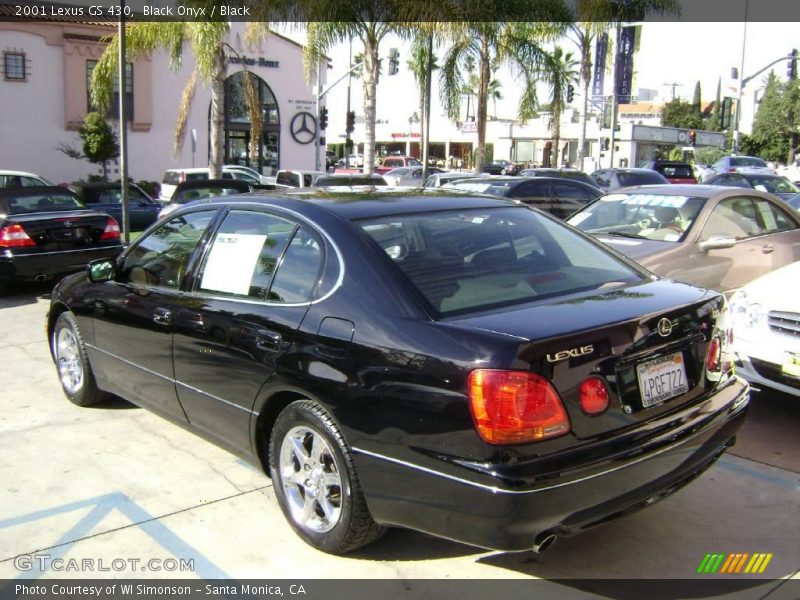 Black Onyx / Black 2001 Lexus GS 430