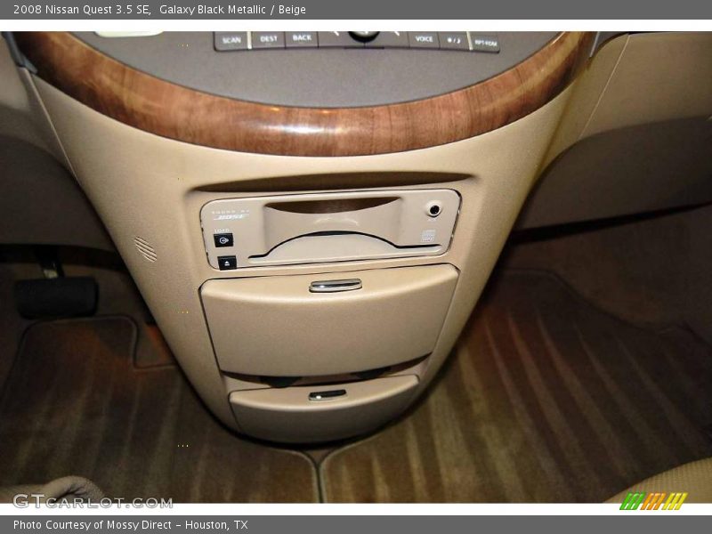 Galaxy Black Metallic / Beige 2008 Nissan Quest 3.5 SE