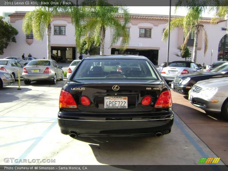 Black Onyx / Black 2001 Lexus GS 430