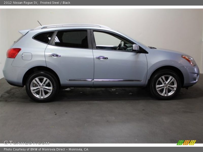 Frosted Steel / Black 2012 Nissan Rogue SV