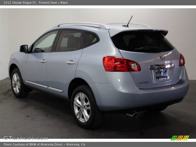 Frosted Steel / Black 2012 Nissan Rogue SV