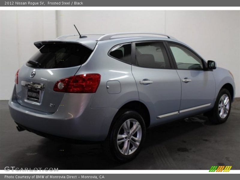 Frosted Steel / Black 2012 Nissan Rogue SV