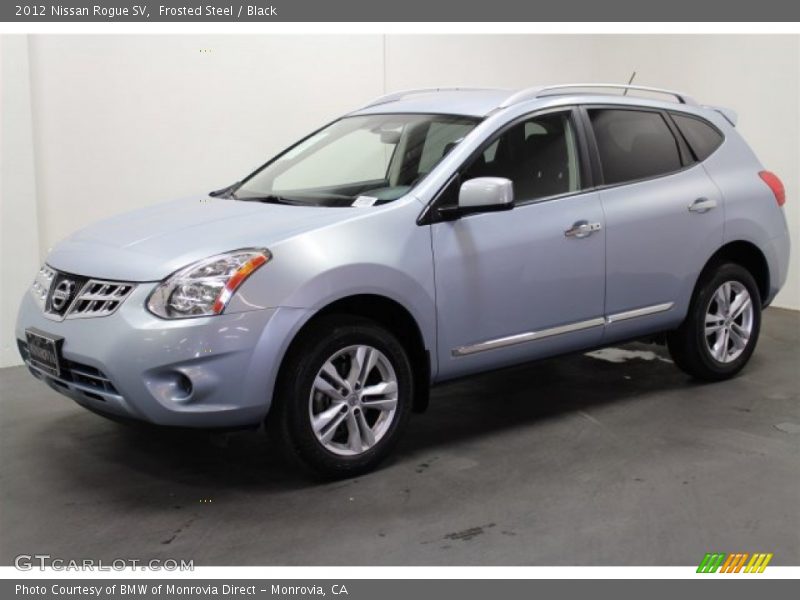 Frosted Steel / Black 2012 Nissan Rogue SV