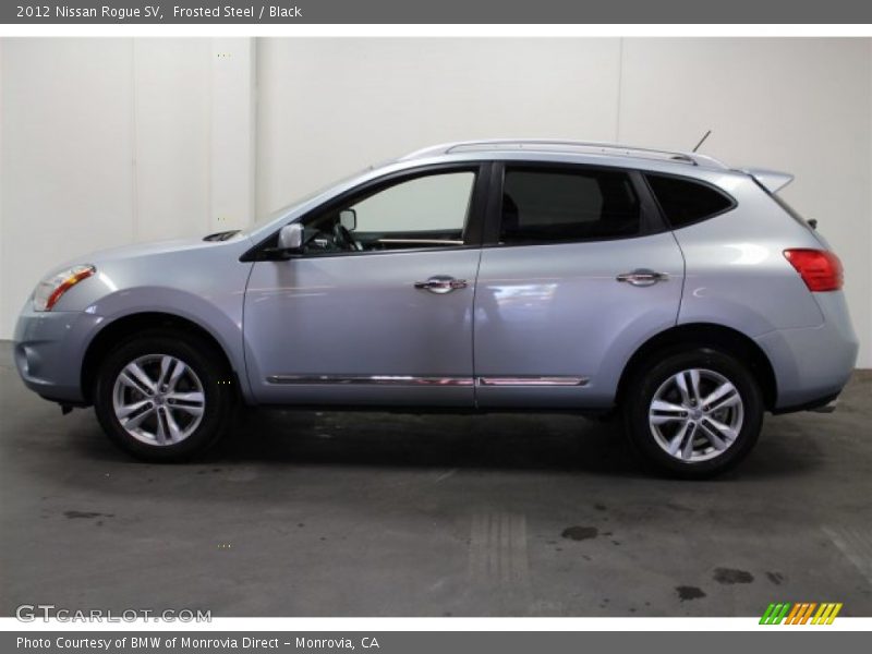 Frosted Steel / Black 2012 Nissan Rogue SV