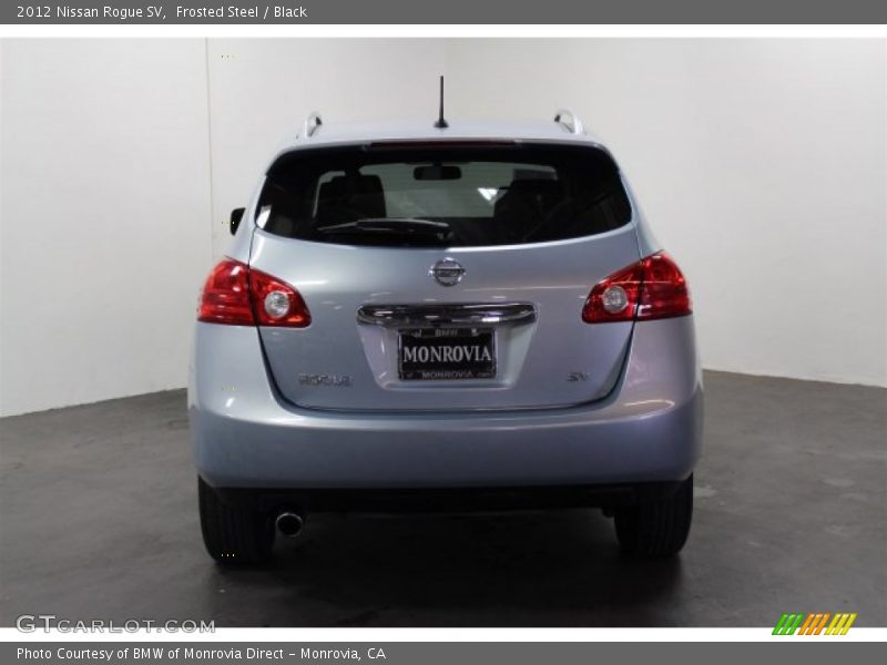 Frosted Steel / Black 2012 Nissan Rogue SV