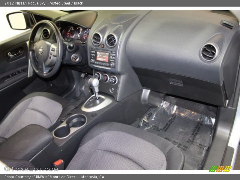 Frosted Steel / Black 2012 Nissan Rogue SV