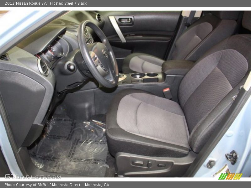 Frosted Steel / Black 2012 Nissan Rogue SV