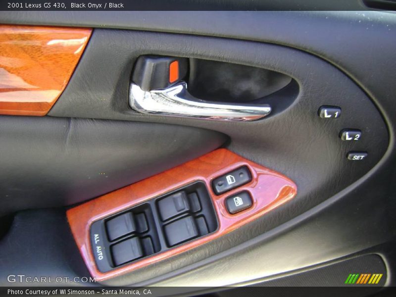 Black Onyx / Black 2001 Lexus GS 430