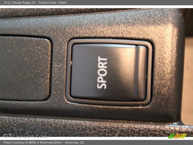 Frosted Steel / Black 2012 Nissan Rogue SV