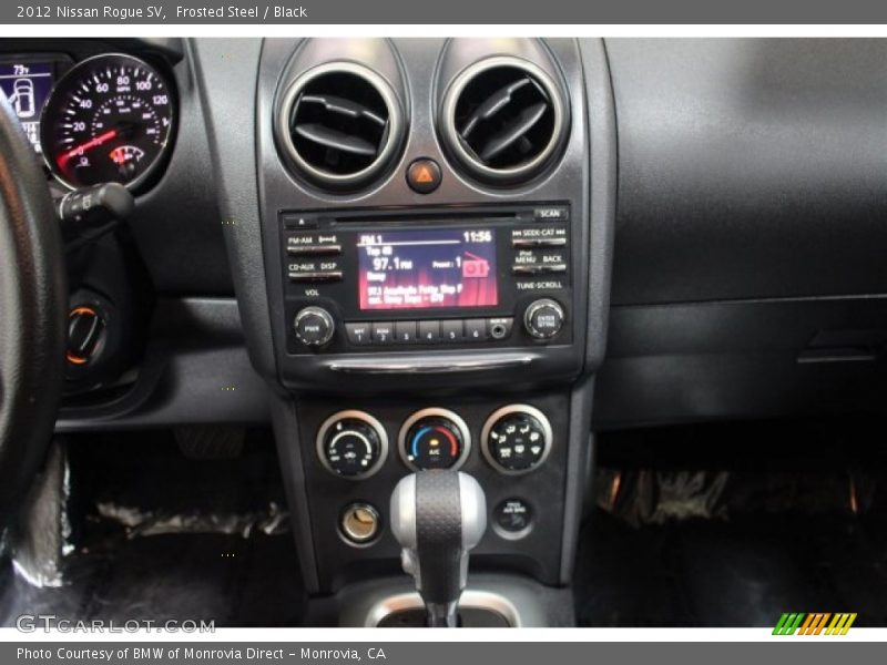 Frosted Steel / Black 2012 Nissan Rogue SV