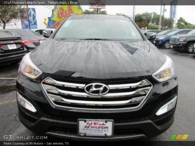 Twilight Black / Beige 2016 Hyundai Santa Fe Sport