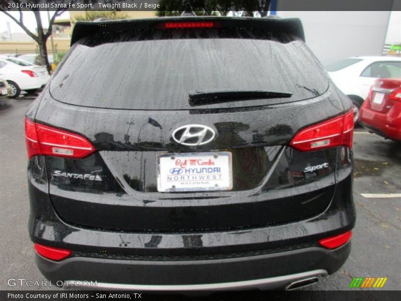 Twilight Black / Beige 2016 Hyundai Santa Fe Sport