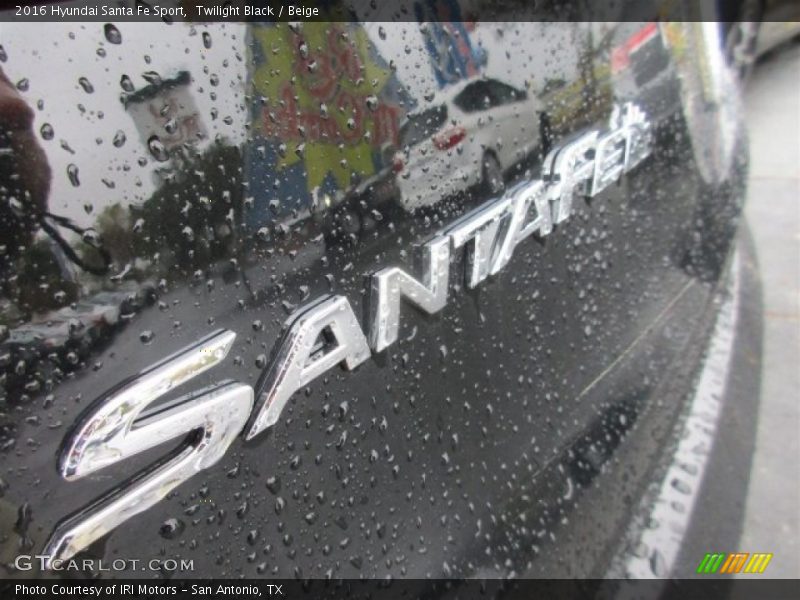 Twilight Black / Beige 2016 Hyundai Santa Fe Sport
