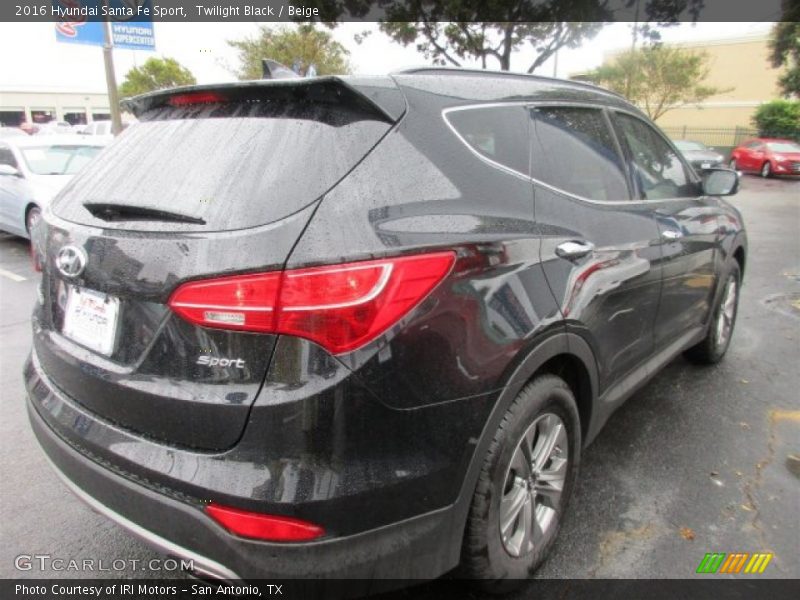 Twilight Black / Beige 2016 Hyundai Santa Fe Sport