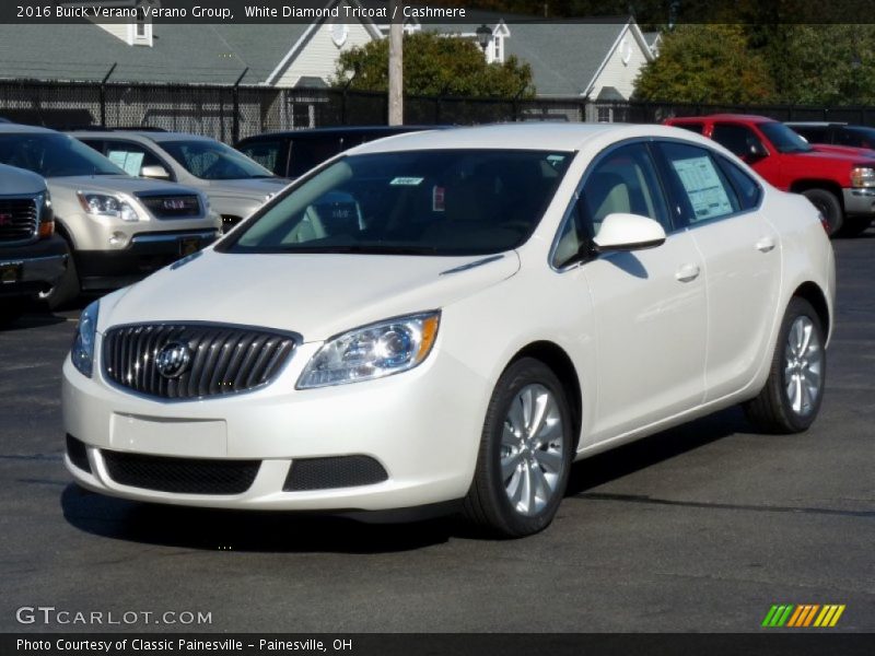 White Diamond Tricoat / Cashmere 2016 Buick Verano Verano Group