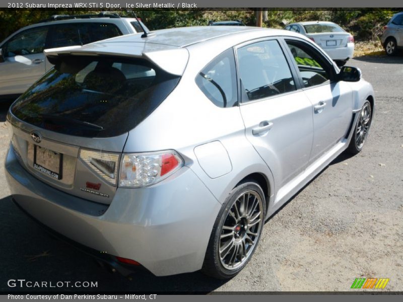 Ice Silver Metallic / Black 2012 Subaru Impreza WRX STi 5 Door