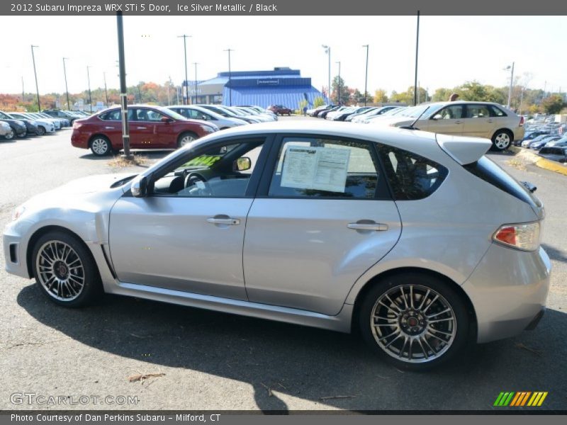 Ice Silver Metallic / Black 2012 Subaru Impreza WRX STi 5 Door