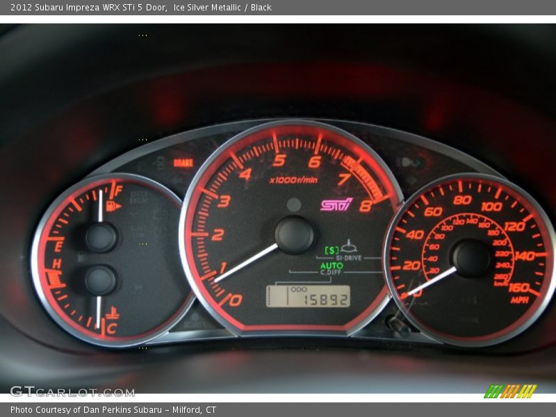  2012 Impreza WRX STi 5 Door WRX STi 5 Door Gauges