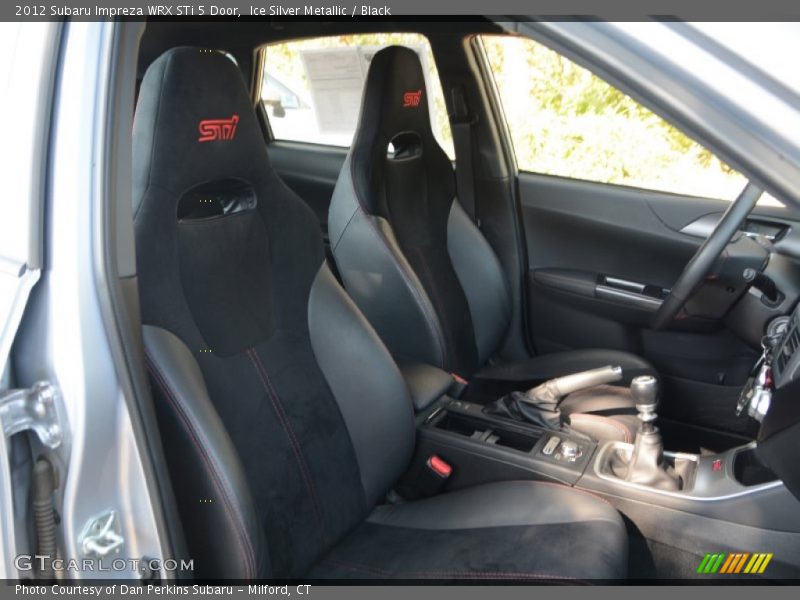 Ice Silver Metallic / Black 2012 Subaru Impreza WRX STi 5 Door