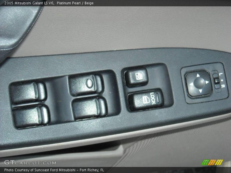 Platinum Pearl / Beige 2005 Mitsubishi Galant LS V6