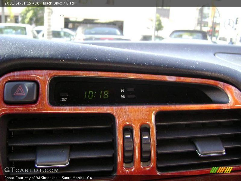 Black Onyx / Black 2001 Lexus GS 430