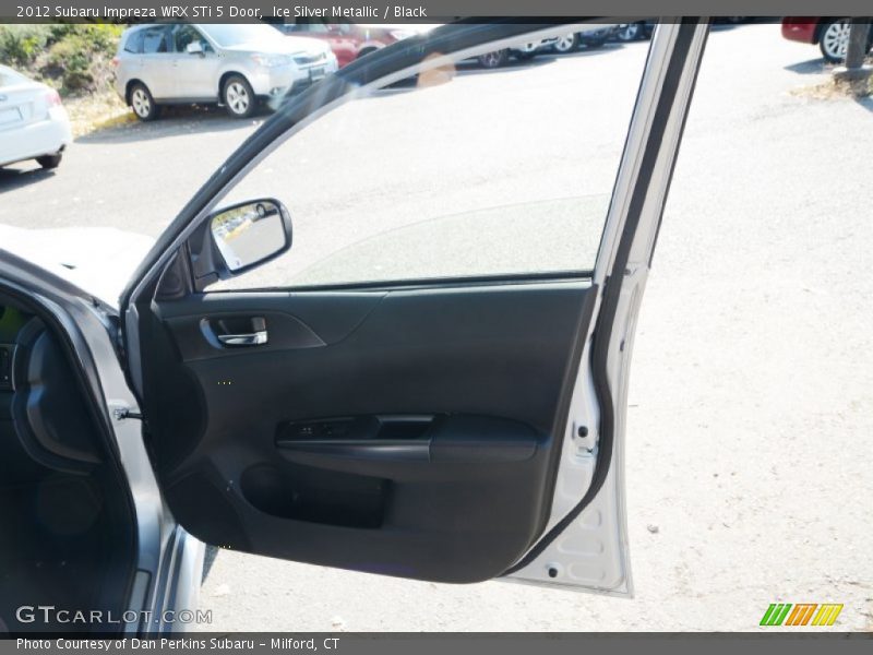 Ice Silver Metallic / Black 2012 Subaru Impreza WRX STi 5 Door