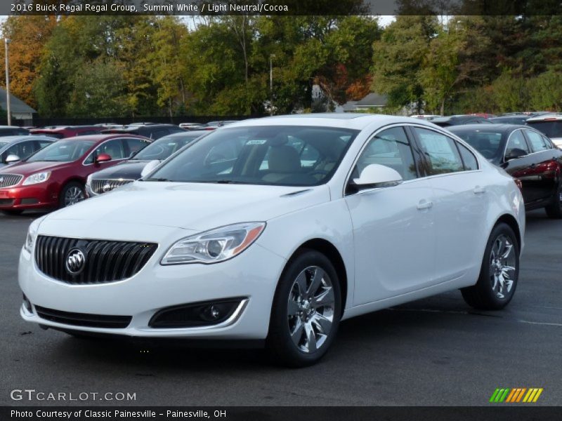 Summit White / Light Neutral/Cocoa 2016 Buick Regal Regal Group