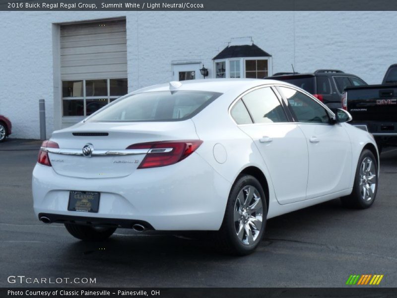 Summit White / Light Neutral/Cocoa 2016 Buick Regal Regal Group
