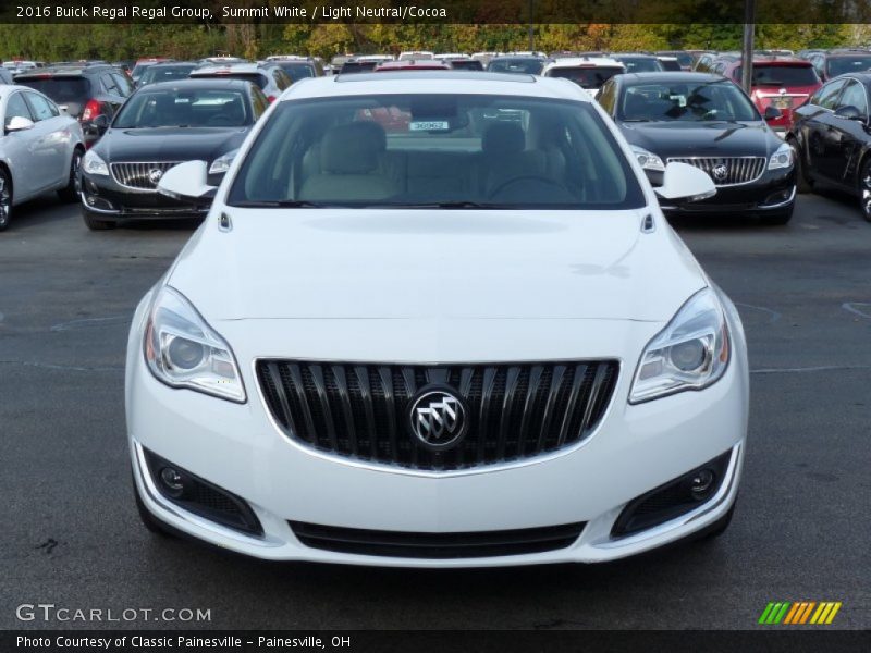 Summit White / Light Neutral/Cocoa 2016 Buick Regal Regal Group