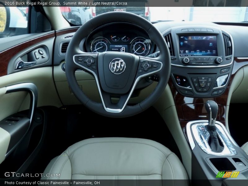 Summit White / Light Neutral/Cocoa 2016 Buick Regal Regal Group